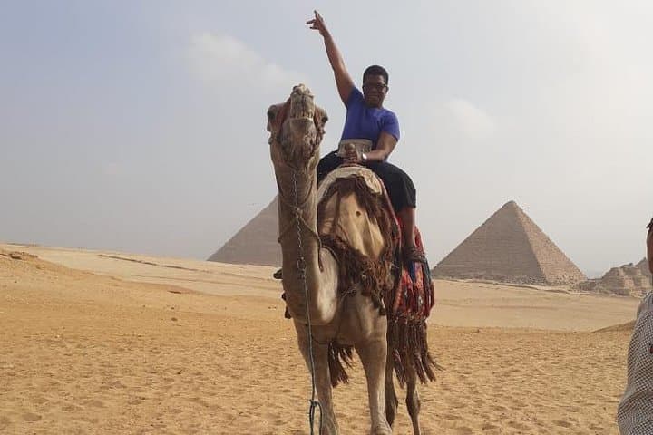 Skip-the-Line Private Half-Day Tour to Giza Pyramids & Sphinx with Camel Ride and Lunch photo 3