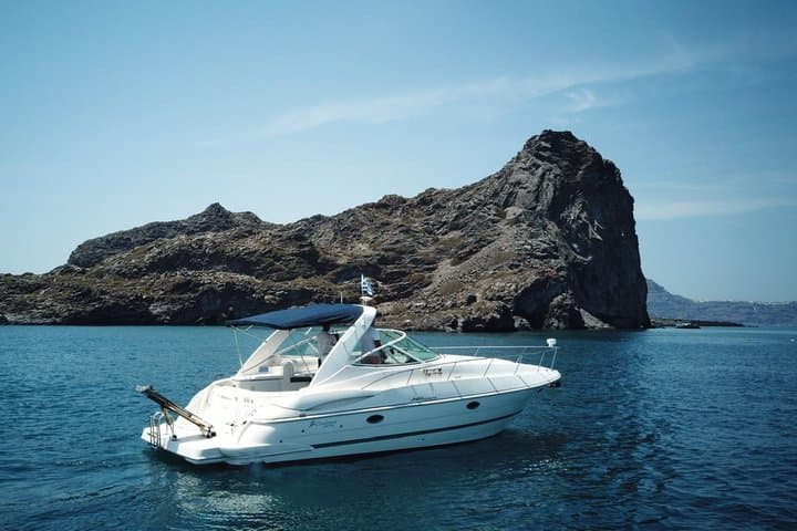 Santorini Private Volcano Boat Tour: Swim Hot Springs & Sunset Cruise photo 1