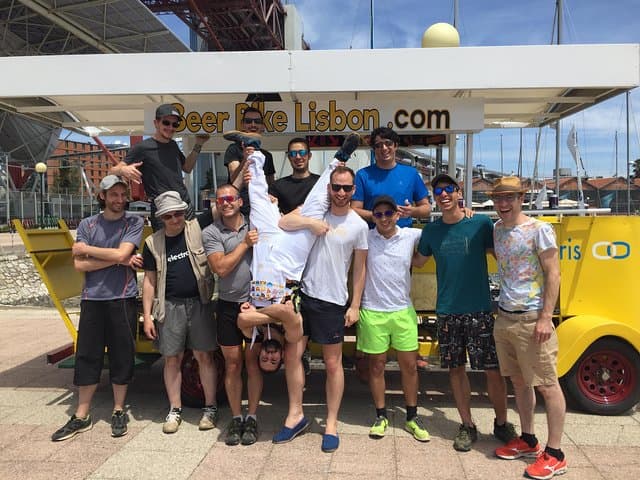 sangria-bike-tour-lisbon-riverside-open-bar-on-wheels photo 2