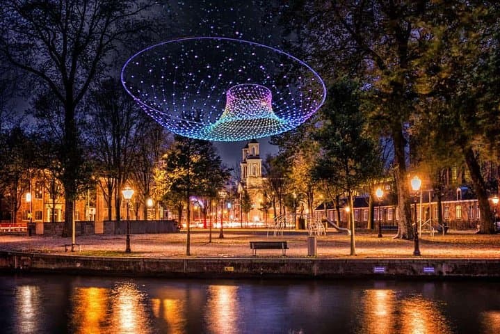 Private Amsterdam Light Festival Canal Cruise with Welcome Drink photo 5