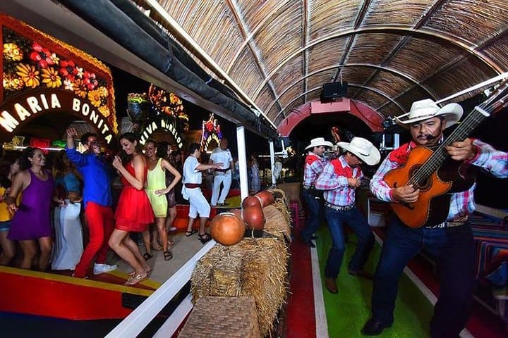 Xoximilco Night Cruise Cancun: Trajinera Party, Mariachi & Dinner photo 3