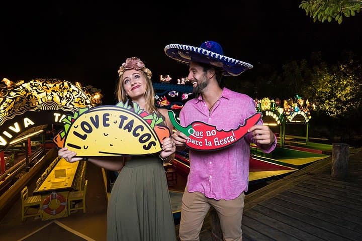Xoximilco Night Cruise Cancun: Trajinera Party, Mariachi & Dinner photo 6