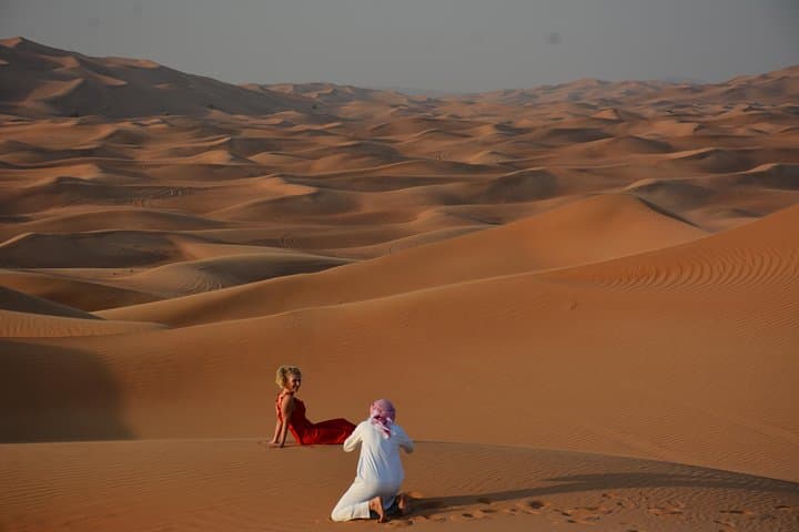 Dubai Desert Quad Safari: Sunset Dunes, Sandboarding & Camp Dinner photo 3