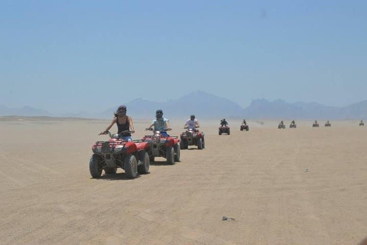 Sunset Quad Safari in Hurghada Desert — 3-Hour Dune Ride & Bedouin Tea photo 3