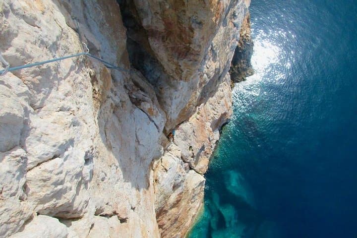 Climb Pan di Zucchero: Multipitch Sea-Stack Adventure from Masua, Sardinia