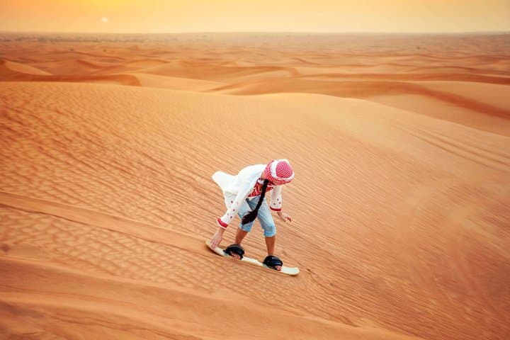 Evening Dubai Desert Safari: Dune Bashing, Camel Rides & BBQ Under Stars photo 4