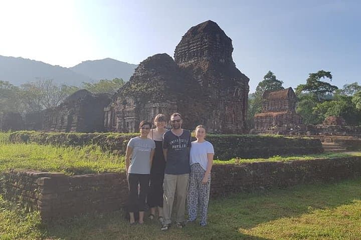 My Son Holyland Sunset Tour — Sunset at the Cham Temple Complex Near Hoi An photo 1