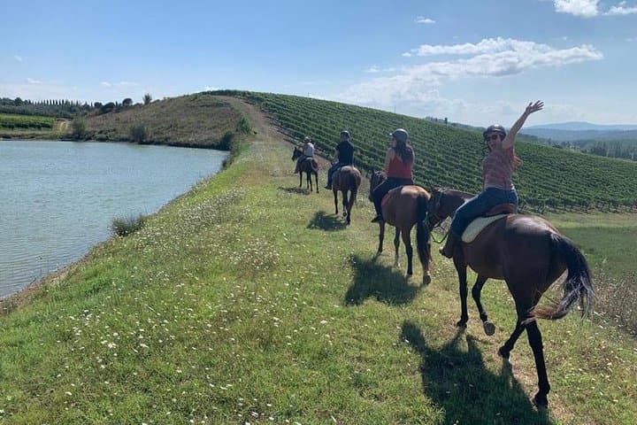 Horseback Riding to San Gimignano: Chianti Countryside Ride with Lunch & Wine Tasting photo 4