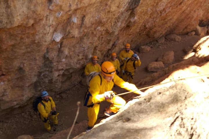 Arrábida Adventure Circuit: Rappel, Caving & Via Ferrata at Portinho da Arrábida