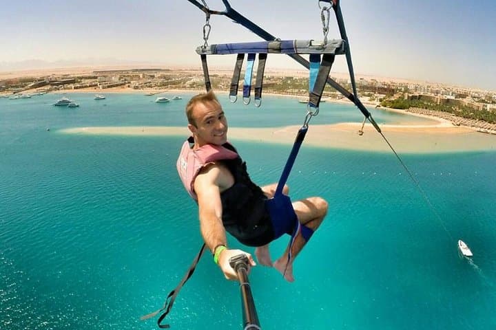 Parasailing Hurghada — Red Sea Flights Above Coral Reefs photo 2