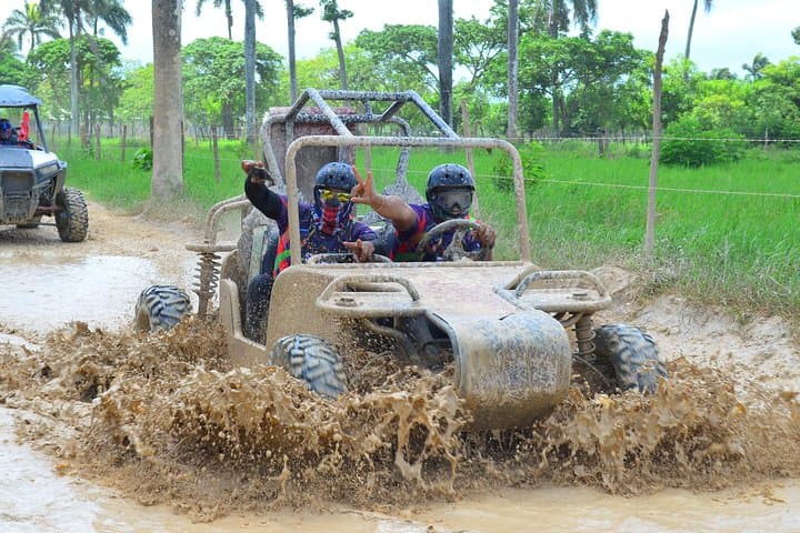 Muddy ATV Eco-Adventure from Punta Cana: Dune Buggy Tour to Macao Beach