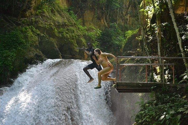 Private Tour to Ocho Rios Blue Hole from Falmouth: Secret Falls, Rope Swings & Shopping photo 4