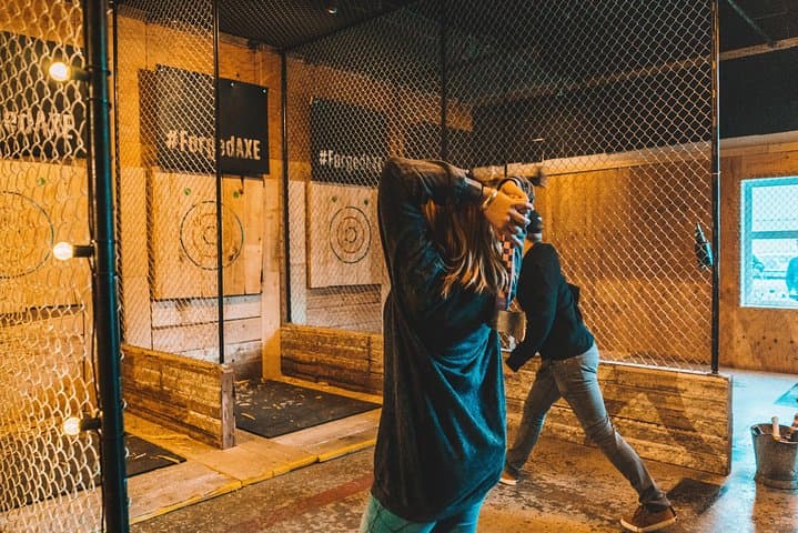 Whistler Axe Throwing: One-Hour Guided Indoor Experience in Whistler Village