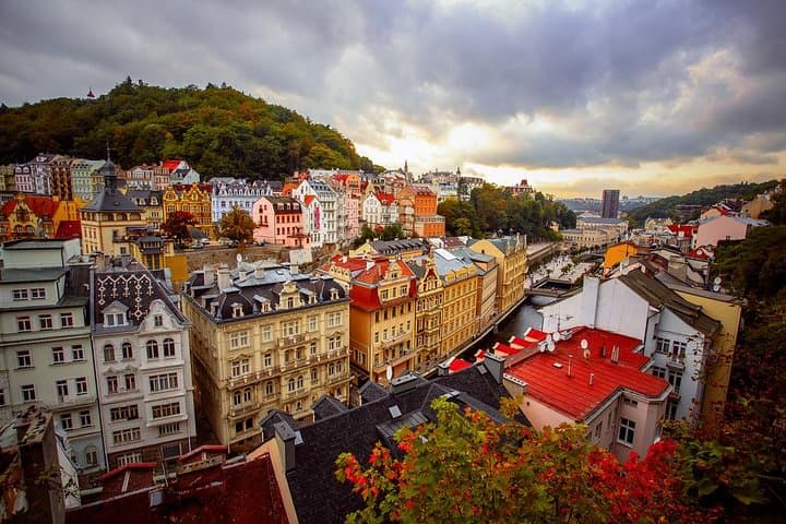 Karlovy Vary Day Trip from Prague — Thermal Springs, Moser Crystal & Diana Tower photo 2