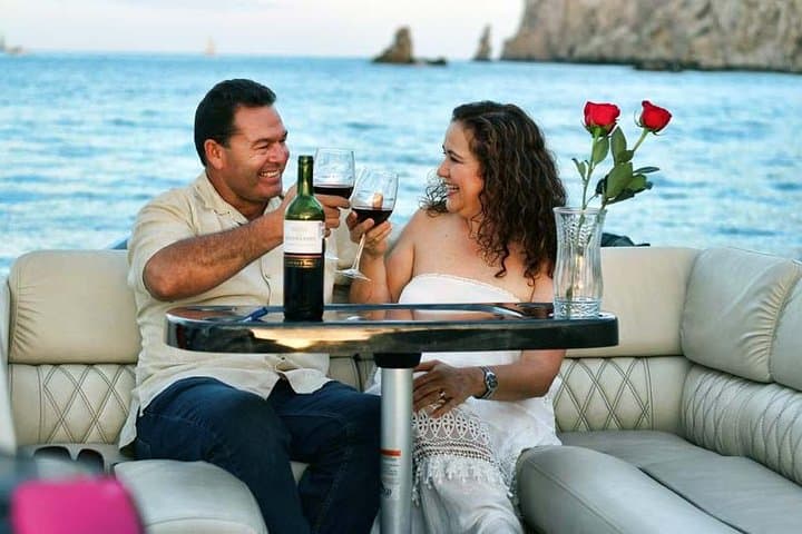Private Tritoon Rental in Cabo San Lucas Bay: Custom Snorkel & Sunset Cruises