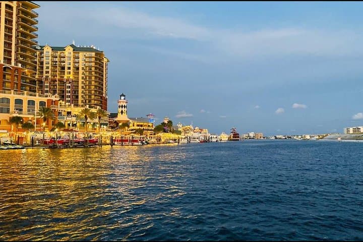 Cruise Destin's Floating Tiki Bar for 360° Harbor Views & Harbor Lights photo 5