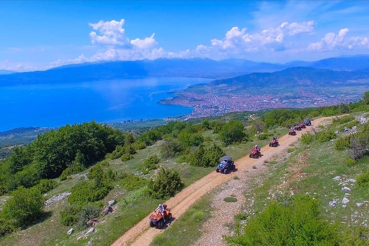 ATV Full-Day Loop on Galicica Ridge: Ohrid & Prespa Lakes Views
