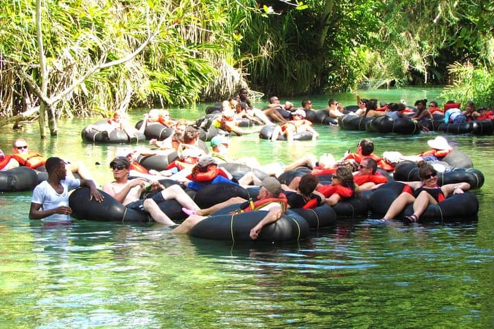 Blue Hole Falls & White River Tubing from Falmouth, Jamaica — Secret Falls and River Float photo 2