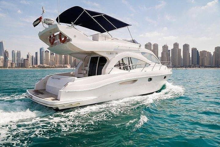 Private Yacht Charter in Dubai Marina with Transfer — Atlantis & Burj Al Arab Views photo 1