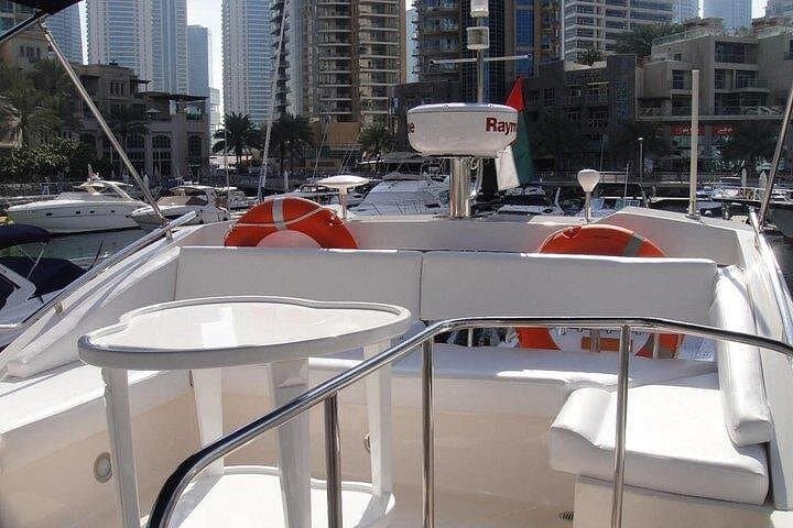 Private Yacht Charter in Dubai Marina with Transfer — Atlantis & Burj Al Arab Views photo 4