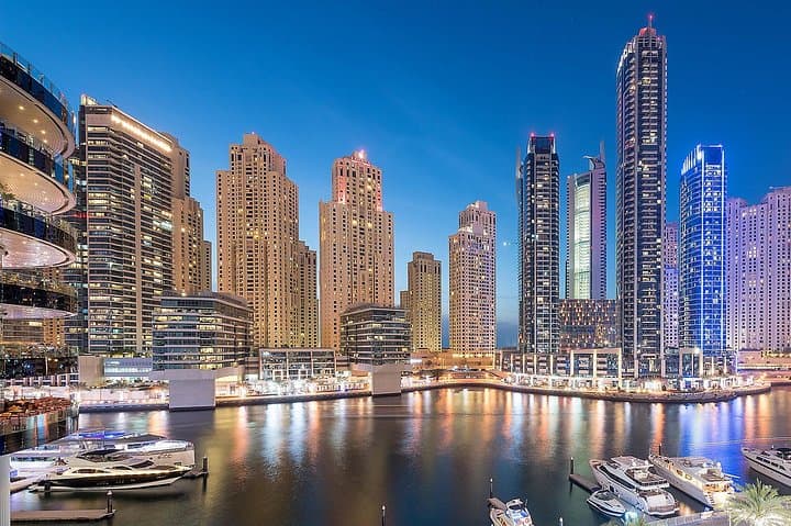 Evening Dhow Dinner Cruise in Dubai Marina: Skyline, Palm & Tanura Show photo 4