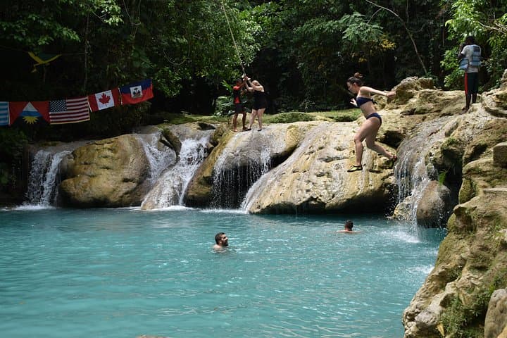 Blue Hole, Secret Falls & Dunn's River Falls Combo Day Tour from Falmouth photo 4