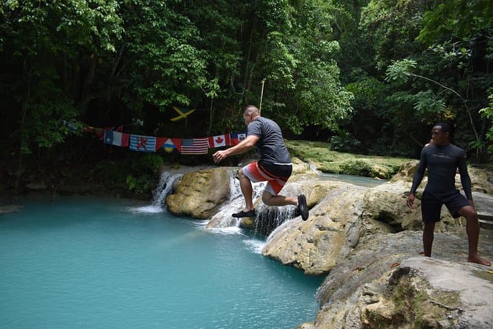 Blue Hole & Secret Falls Shore Excursion from Montego Bay — Swim, Rope-Jump & Jerk Lunch photo 4
