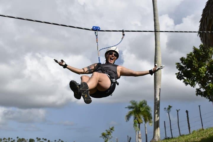 Jhoraji Zip Line Canopy Adventure from Punta Cana — 8-Line Carbon-Fiber Zip Tour photo 1
