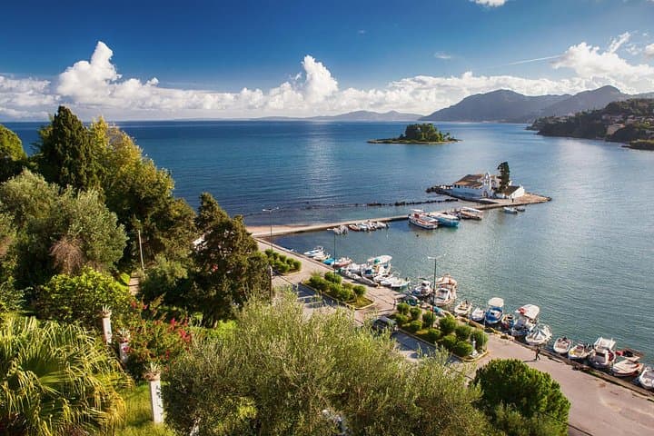 Full-Day Private Tour in Corfu: Achilleion, Paleokastritsa & Pelekas