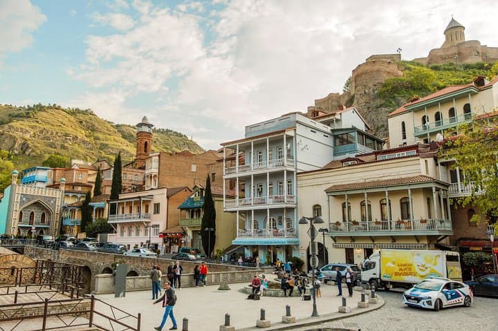 Explore Old Tbilisi: Guided Walking Tour from Freedom Square to Sulfur Baths