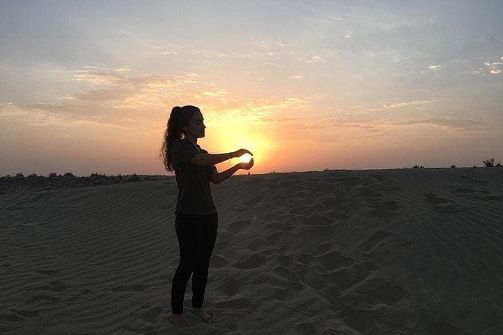 Sunset Cultural Desert Safari from Jaisalmer: Kuldhara & Dune Camp Experience