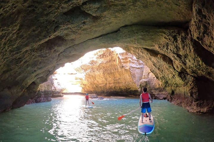 Benagil SUP: Stand-Up Paddle Tour to Benagil Caves & Hidden Beaches