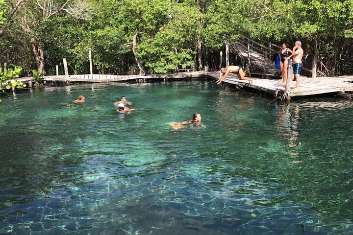 Holbox Classic 3-Island Boat Tour: Punta Mosquito, Passion Island & Yalahau Cenote photo 6