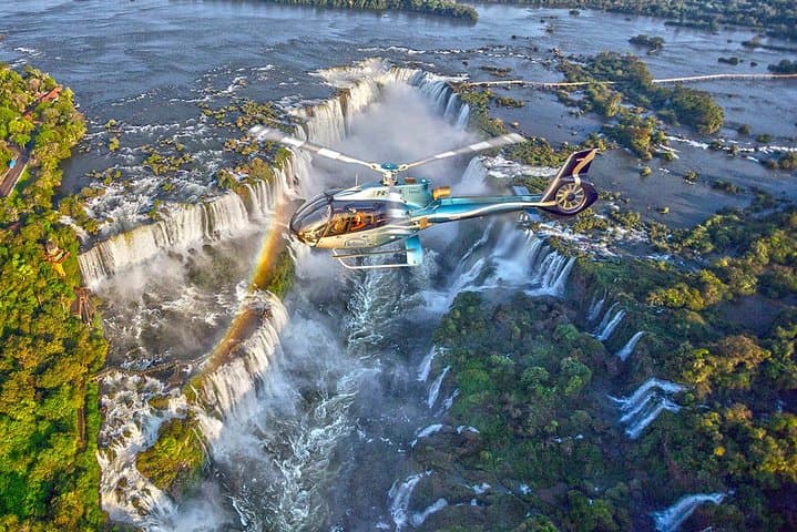Helicopter Tour Over Iguassu Falls: Panoramic Flights from Foz do Iguaçu