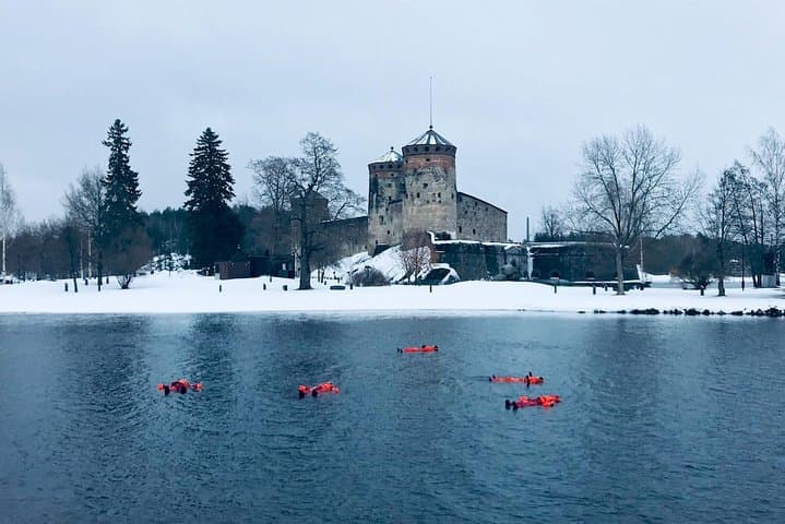 Ice-Floating by Olavinlinna Castle: Guided Winter Float in Savonlinna
