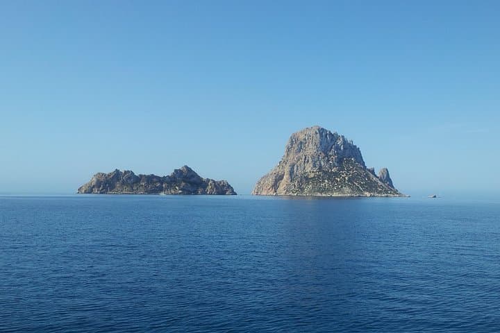 Up-Close with Es Vedrà: Catamaran Sailing from Ibiza