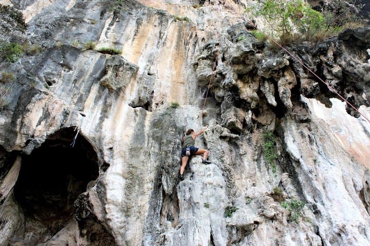 Railay Beach Rock Climbing Adventure: Top-Rope Climbs, Caving & Rappels from Krabi photo 6