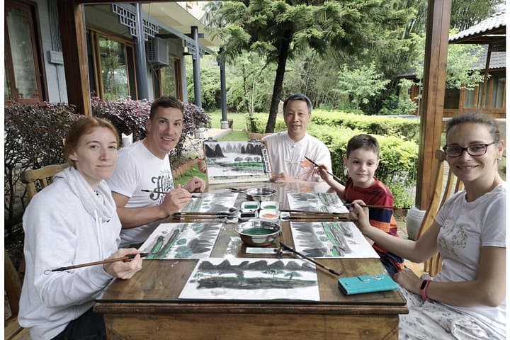 Yangshuo Full-Day Taichi, Cooking & Watercolor Workshop — Learn with Locals