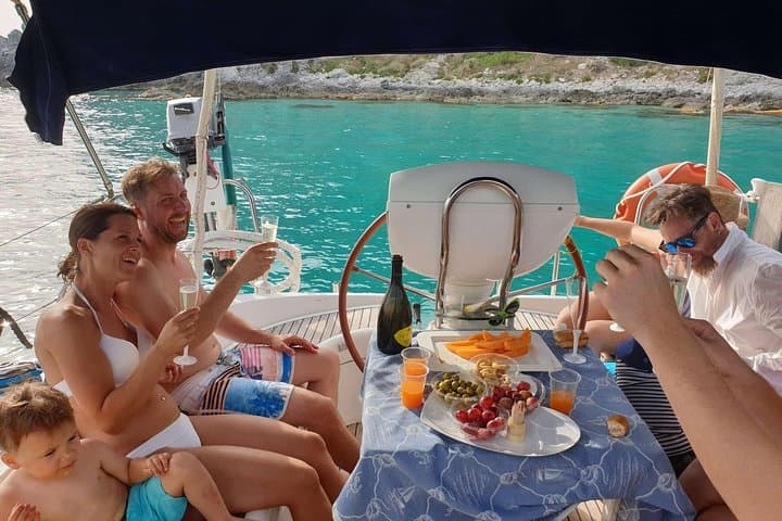 Sailing Tropea to Capo Vaticano: Yacht Excursion to Cala di Fuoco and the White Cave photo 3