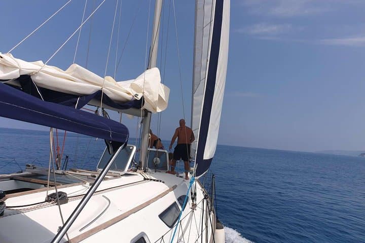 Sailing Tropea to Capo Vaticano: Yacht Excursion to Cala di Fuoco and the White Cave photo 6