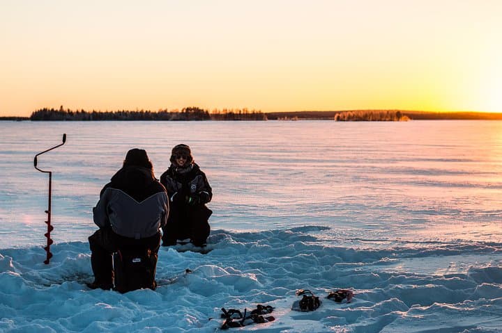 Ice Fishing by Snowmobile in Rovaniemi: Arctic Lake Adventure photo 2
