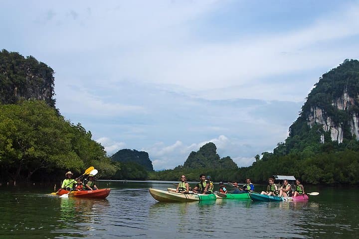 Ban Bor Thor Full-Day Kayak Tour from Krabi — Mangroves, Caves & Lunch