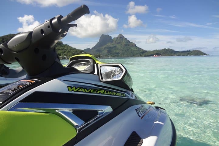 Bora Bora Moana Jet Ski Lagoon Tour — 2‑Hour Motu & Coconut Stop