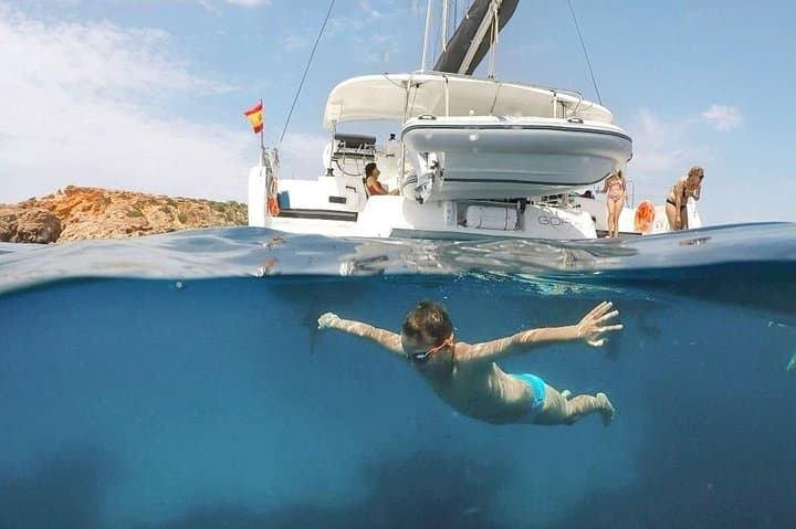 Sail and Snorkel in Ibiza: Full-Day Catamaran to Cala Codolar photo 4