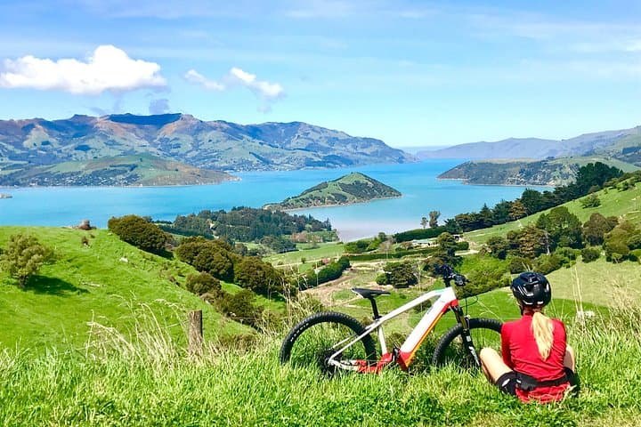 Lava Loop Electric Mountain Bike Tour in Akaroa — Crater-Rim Coastal Ride photo 4