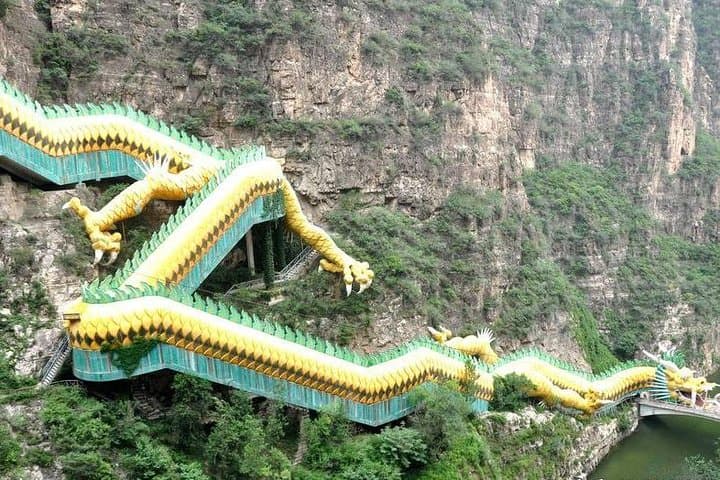 Longqing Gorge Cruise & Unrestored Badaling Great Wall — Private Day Tour from Beijing