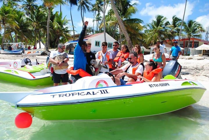 Punta Cana Speedboat Adventure: Hidden Beaches, Natural Pool & Snorkel photo 3