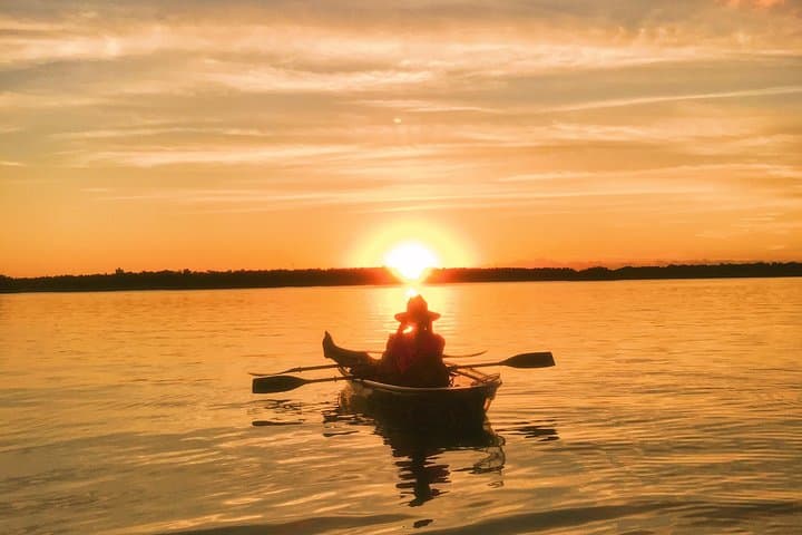Sunset Clear Kayak Tour in Fort Pierce: Paddle Mangrove Tunnels & Sandbars