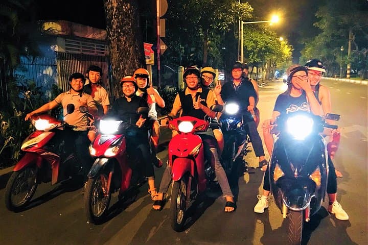 Midnight Motorbike Tour of Ho Chi Minh City: Night Markets, River Rides & Local Eats