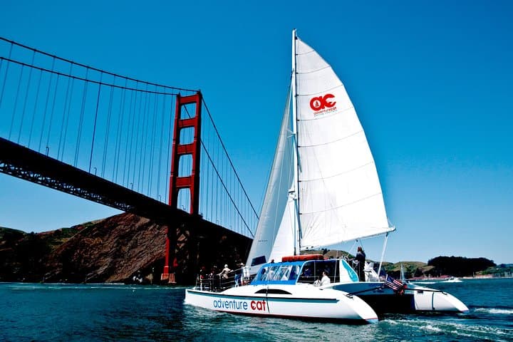 Sail San Francisco Bay: 1.5-Hour Catamaran Cruise from Pier 39